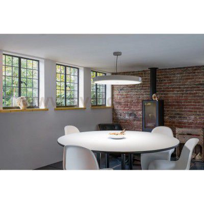 133351 SLV SPHERA LED 75 светильник подвесной с LED 15Вт, 2700K, 1200лм, белый глянцевый