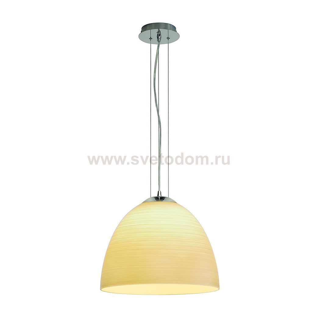 SLV 133650 ORION CONE Pendelleuchte, beige, E27, max. 60W, Glas