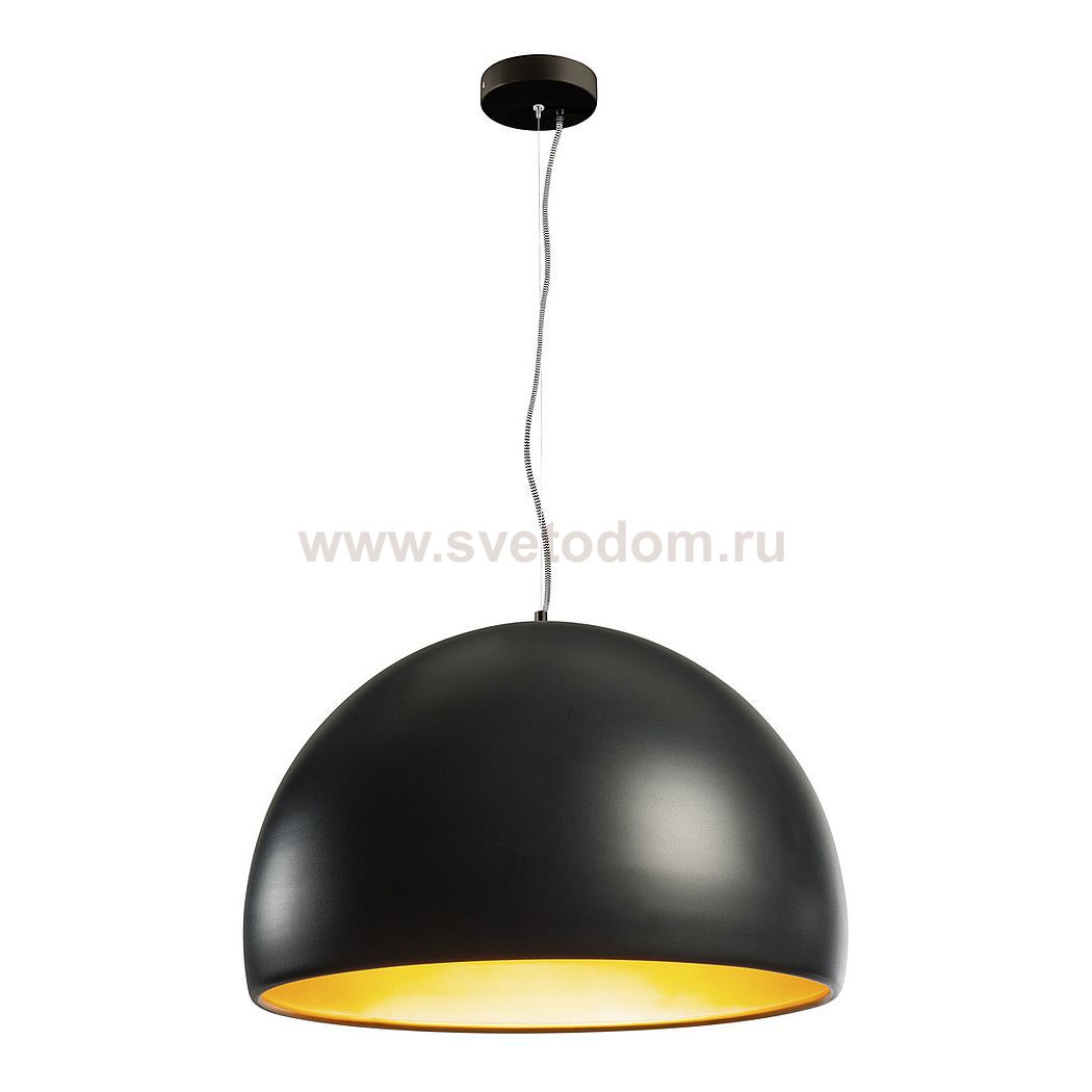 133897 SLV BELA 60 светильник подвесной с LED 31Вт, 3000К, 1850лм, черный/ золотой