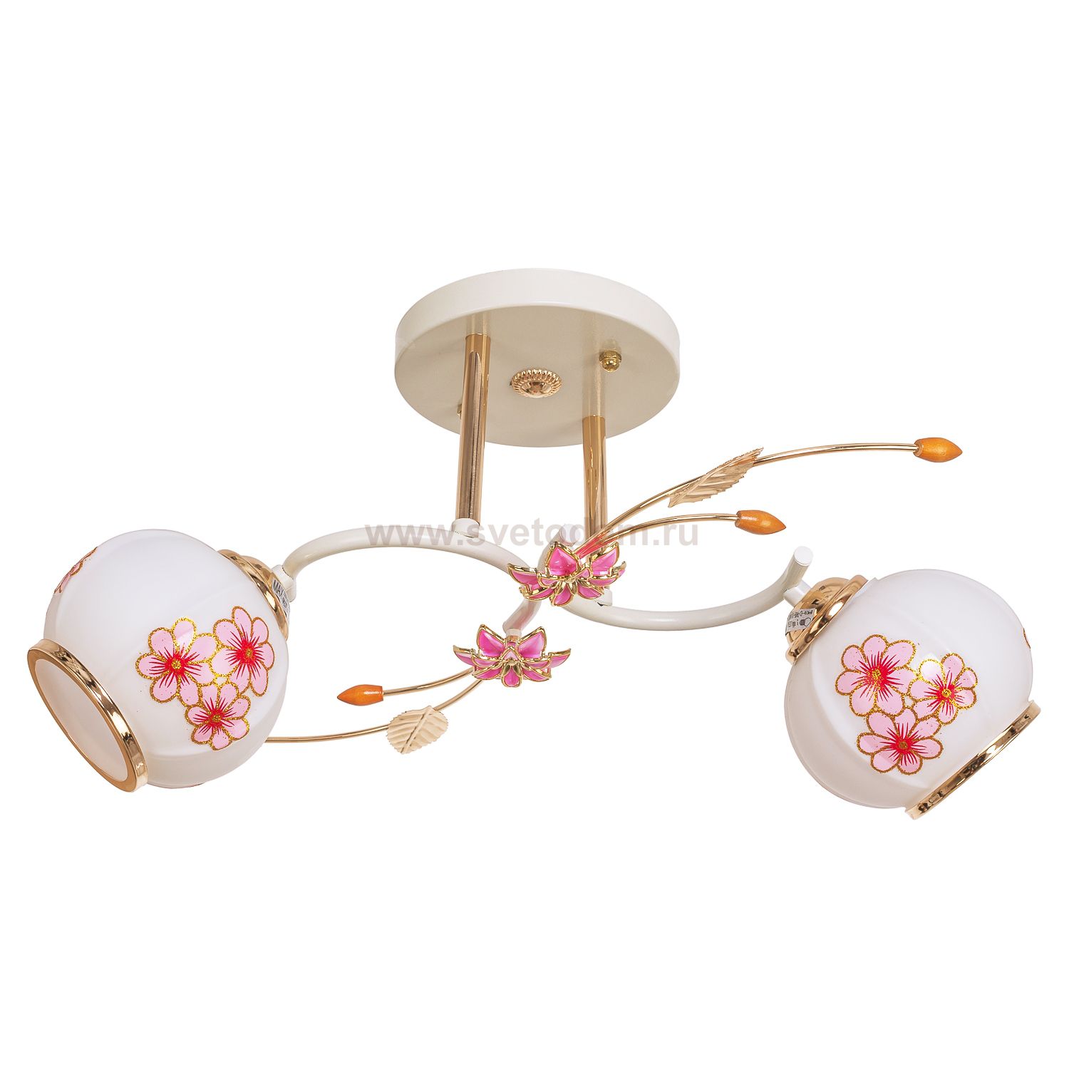 Потолочный светильник Экономсвет 1339YX/2WT+FGD WT