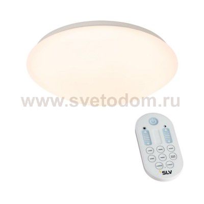 134050 SLV LIPSY 36 мАSTER KELVIN CONTROL светильник накладной с ПДУ и LED 39Вт, 2700-6500К, 2300-2900лм, белый