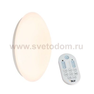 134050 SLV LIPSY 36 мАSTER KELVIN CONTROL светильник накладной с ПДУ и LED 39Вт, 2700-6500К, 2300-2900лм, белый