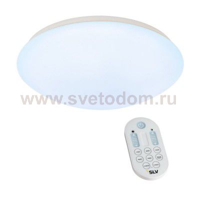 134060 SLV LIPSY 50 мАSTER KELVIN CONTROL светильник накладной с ПДУ и LED 52Вт, 2700-6500К, 3600-4500лм, белый