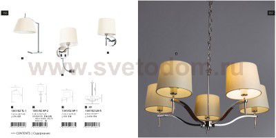 Светильник настенный Divinare 1341/02 AP-1 SOPRANO