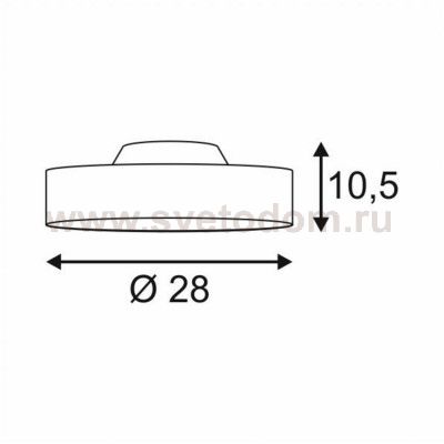 SLV 135020 MEDO 28 LED Deckenleuchte, schwarz, optional abpendelbar