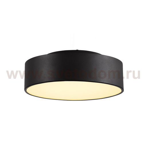 SLV 135020 MEDO 28 LED Deckenleuchte, schwarz, optional abpendelbar