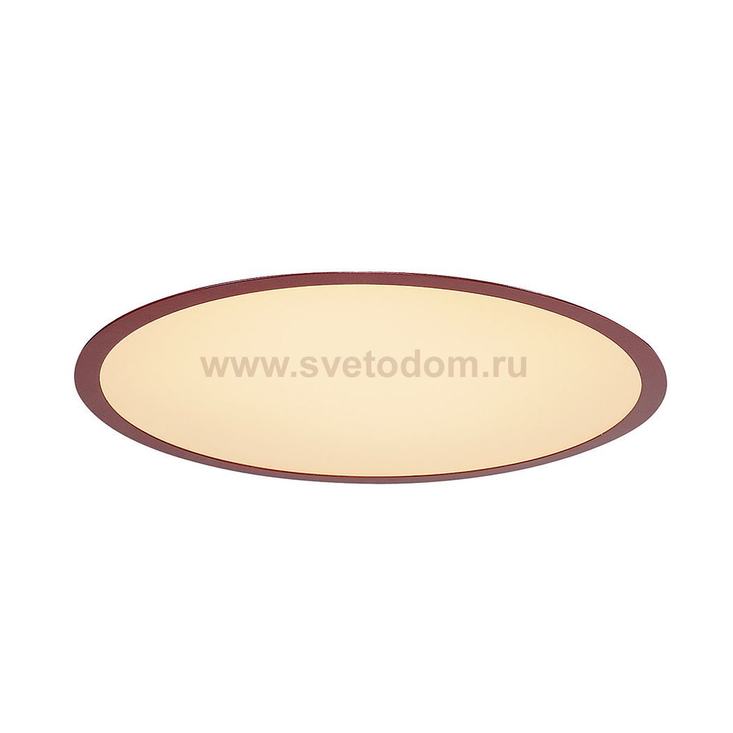 SLV 135066 MEDO 40 LED Einbauleuchte, mit Rahmen, weinrot