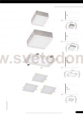 Светильник настенно-потолочный Favourite 1351-18C Flashled