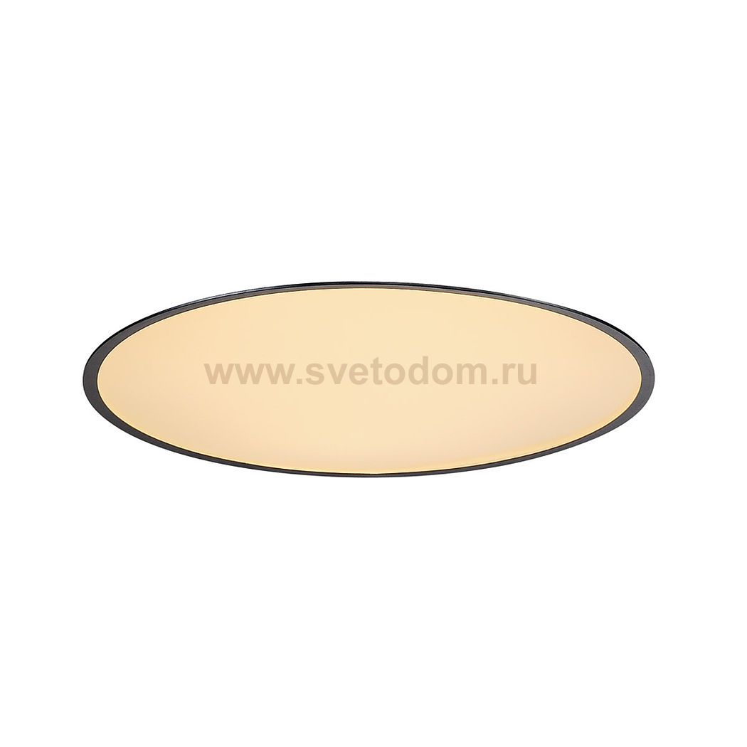 SLV 135114 MEDO 60 LED Einbauleuchte, mit Rahmen, silbergrau