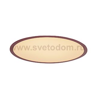 SLV 135116 MEDO 60 LED Einbauleuchte, mit Rahmen, weinrot