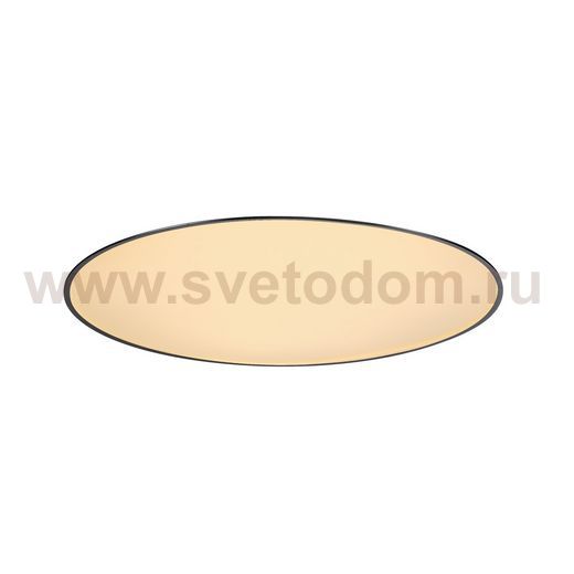 SLV 135160 MEDO 90 LED Einbauleuchte, mit Rahmen, schwarz