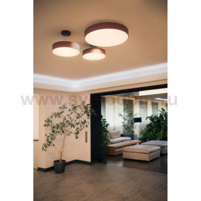 SLV 135176 MEDO 90 LED Deckenleuchte, weinrot, optional abpendelbar