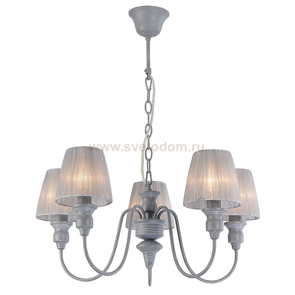 Люстра Favourite 1352-5P серебро патина