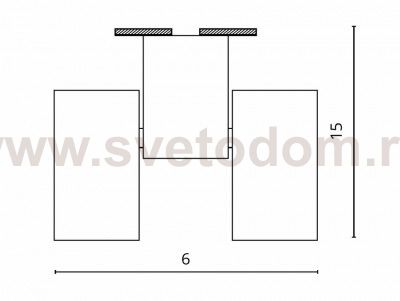Светильник потолочный Divinare 1354/03 PL-2 GAVROCHE