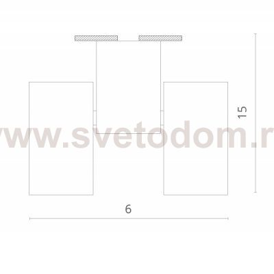 Светильник потолочный Divinare 1354/02 PL-2 GAVROCHE