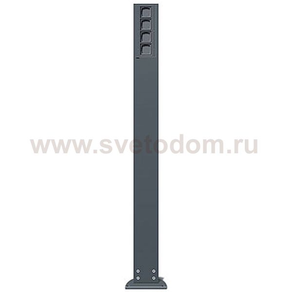 Gira Антрацит Энергетическая стойка 1600 мм с 4-мя свободными гнездами (G135628)