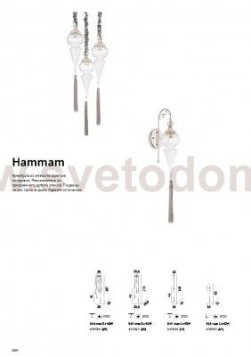 Люстра Ideal lux HAMMAM SP3 (135823)
