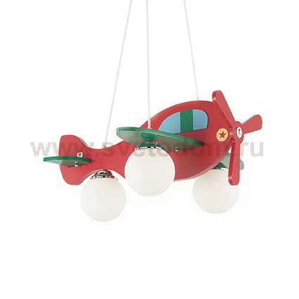 Ideal Lux AVION SP3 ROSSO