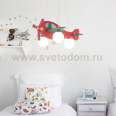 Ideal Lux AVION-2 SP3 (ROSSO/VERDE) Светильник подвесной