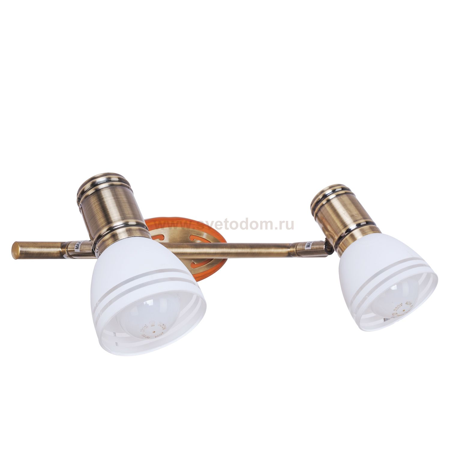 Светильник ЭкономСвет 13714/2AB+CF WT