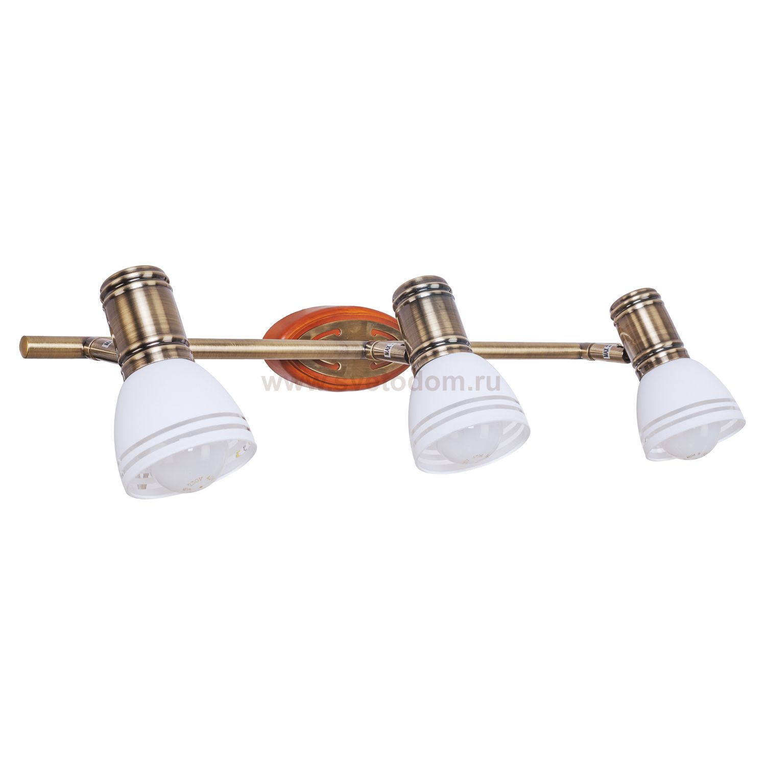 Светильник ЭкономСвет 13714/3AB+CF WT