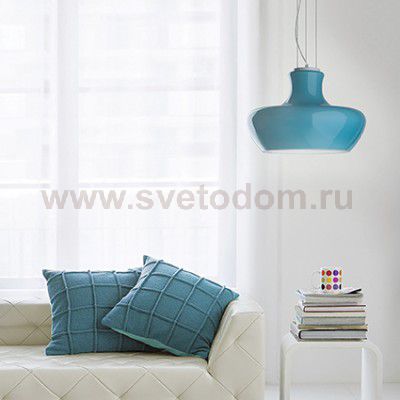 Подвесной светильник Ideal lux ALADINO SP1 D45 AZZURRO (137261)