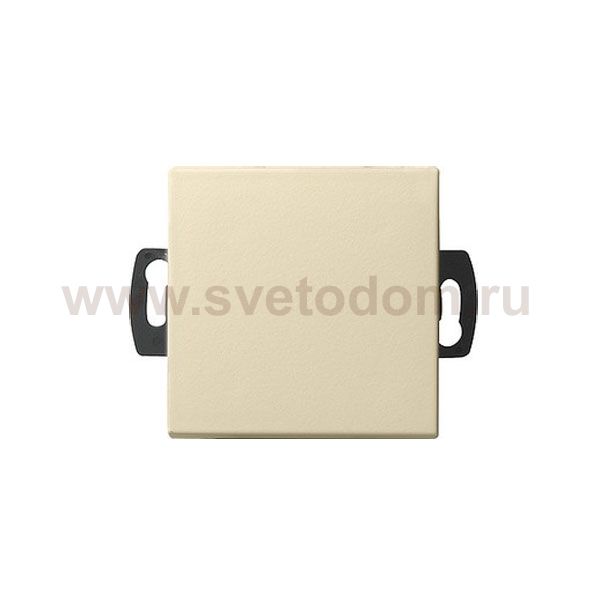 Gira S-55 Крем глянц Кнопочный выключатель для малого напряжения до 42 В (G13801)