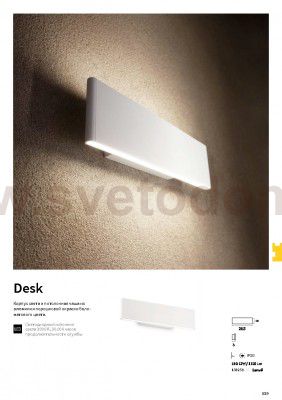 Ideal Lux DESK AP2 BIANCO