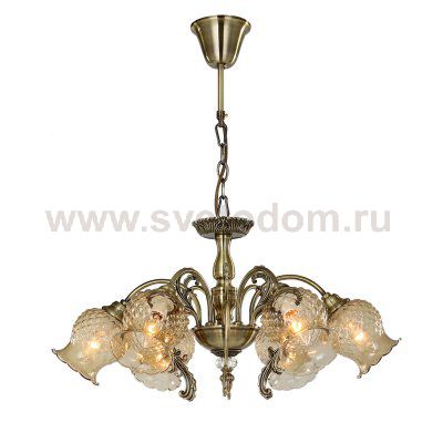 Люстра 2в1, потолочный/подвесной Favourite 1386-6PC Parma