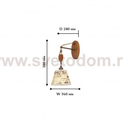 Светильник настенный бра Favourite 1393-1W Giro
