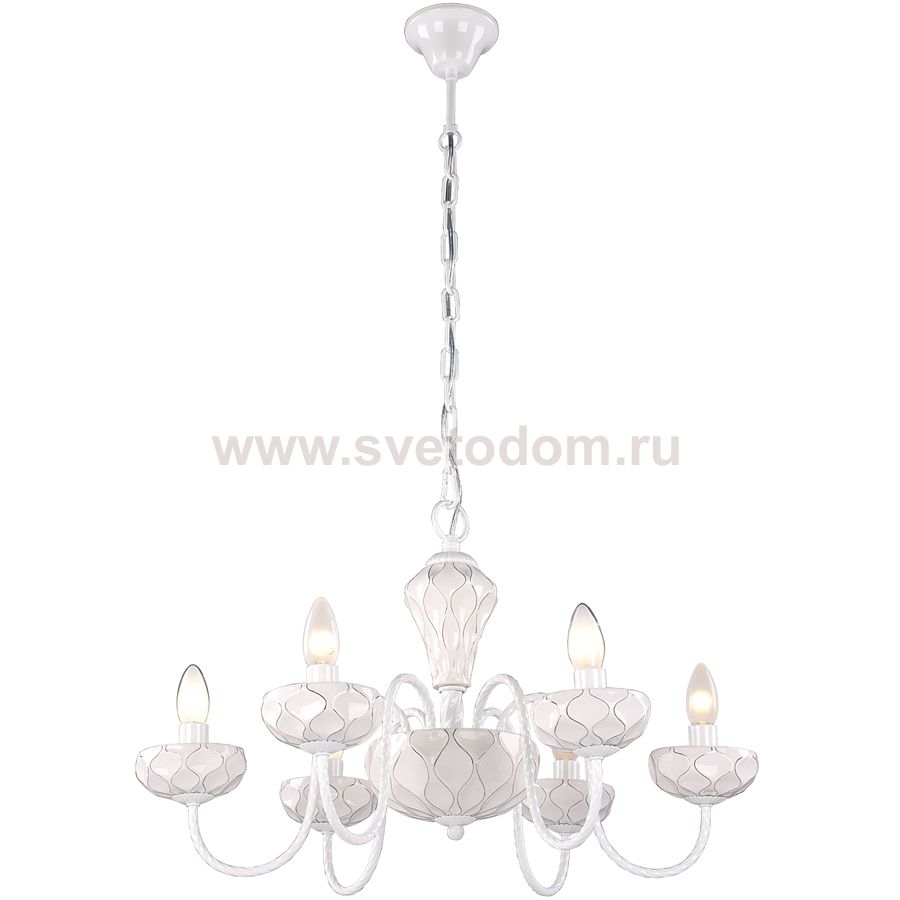 Люстра белая Favourite 1395-6p