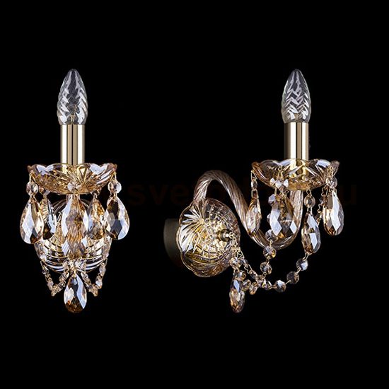 Светильник настенный бра Bohemia Ivele 1402B/1/160/G/M721