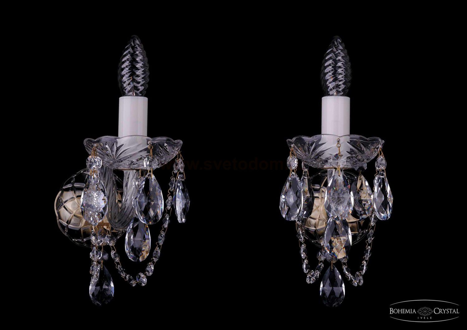 Светильник настенный бра Bohemia Ivele 1400/1/Big/Pa