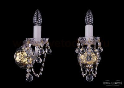 Светильник настенный бра Bohemia Ivele 1400/1/G/Balls