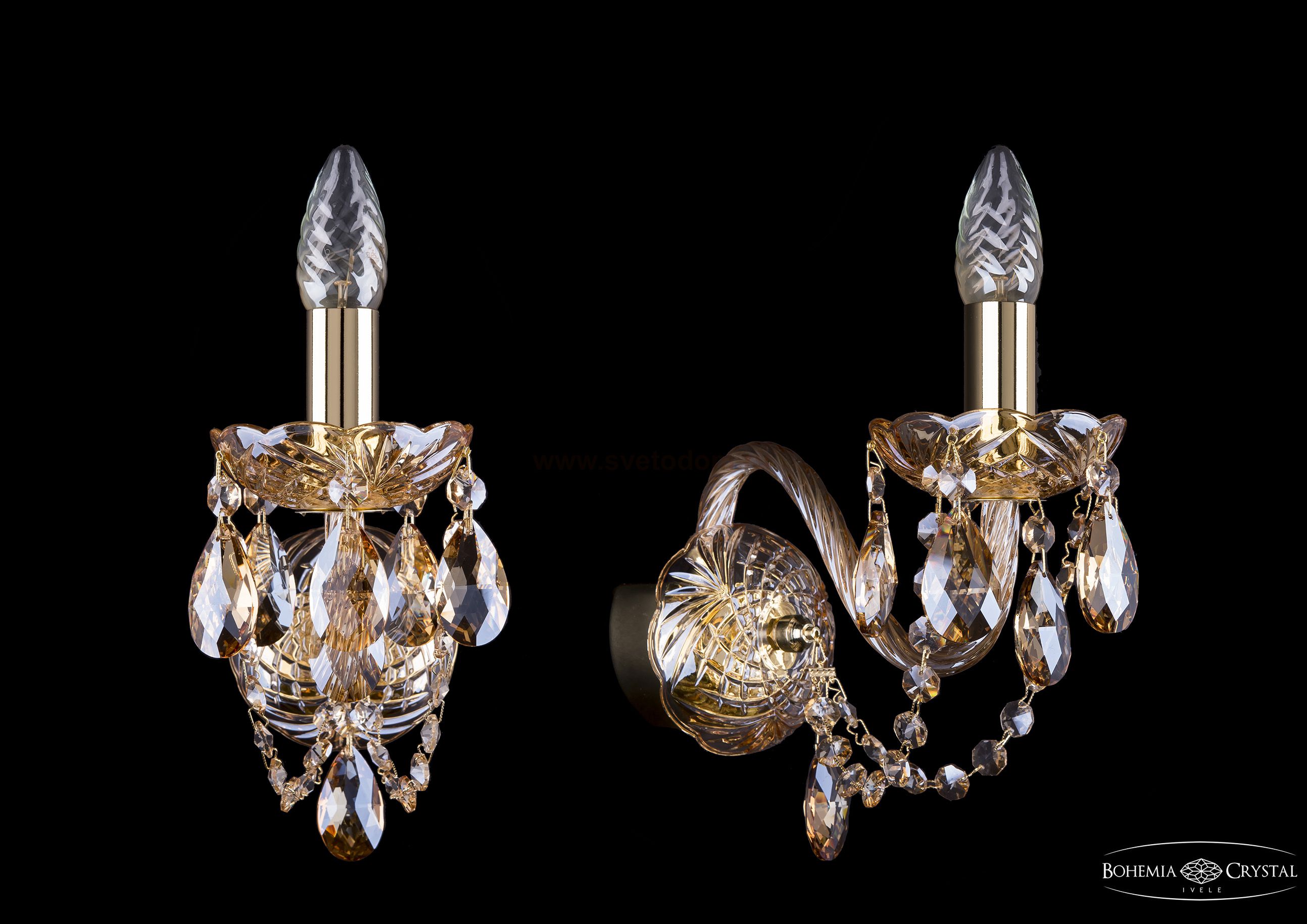 Светильник настенный бра Bohemia Ivele 1400/1/G/BIG/M721