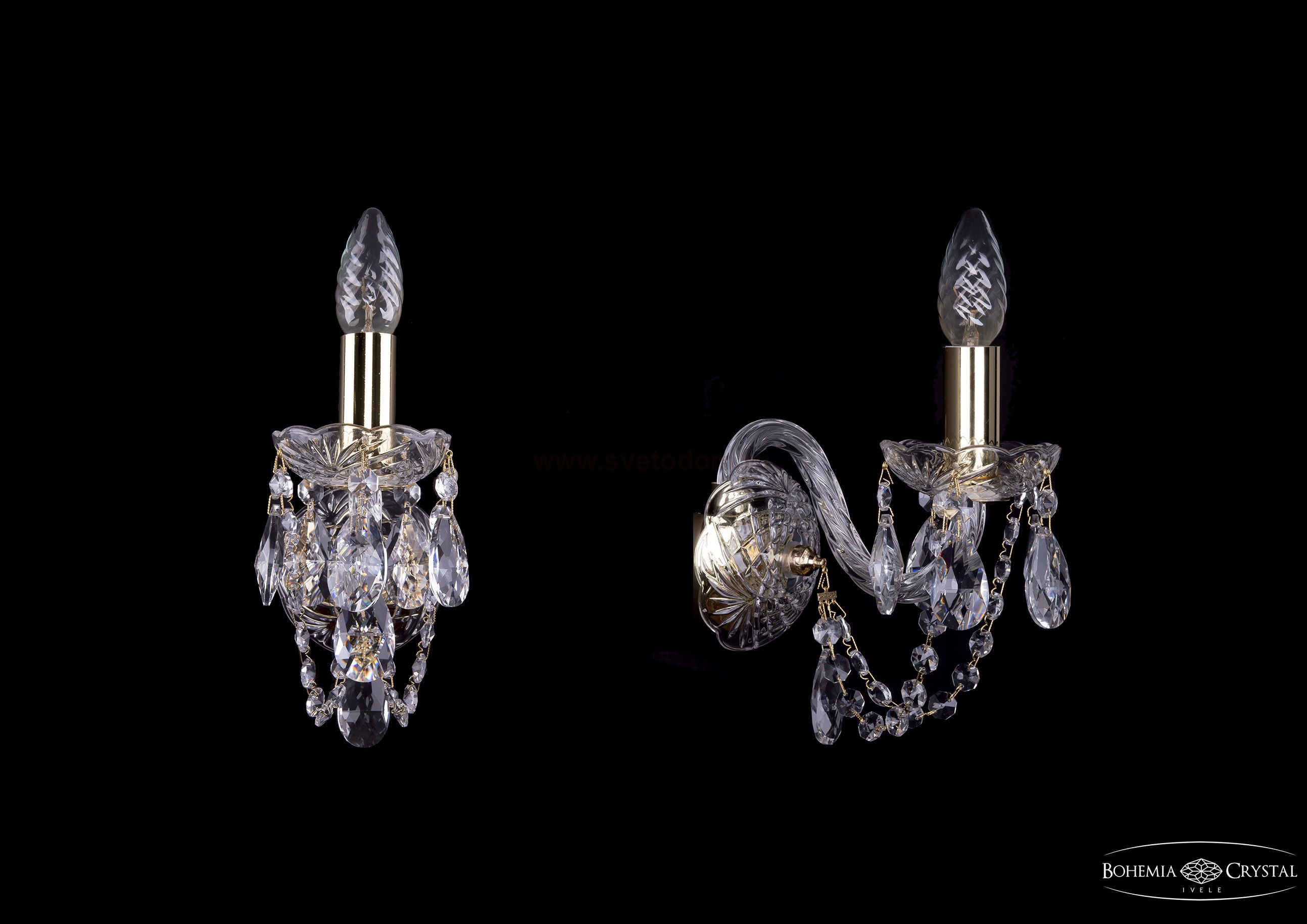 Светильник настенный бра Bohemia Ivele 1400/1/G