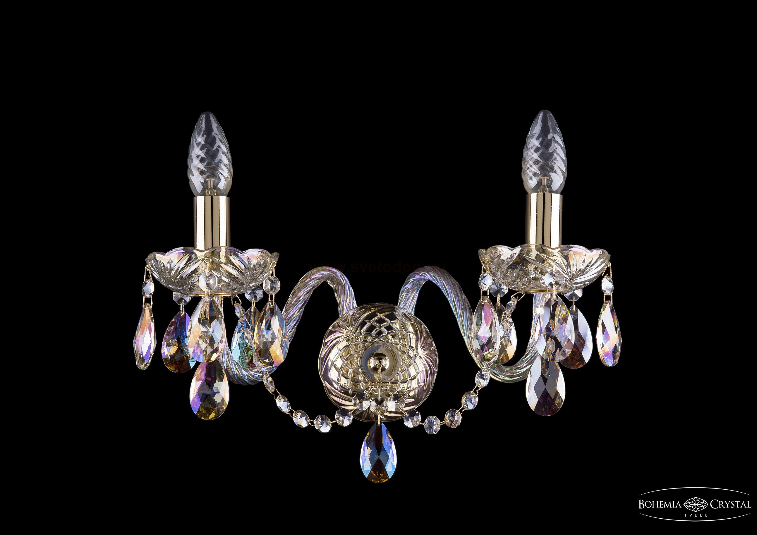 Светильник настенный бра Bohemia Ivele 1400/2/G/BIG/M701