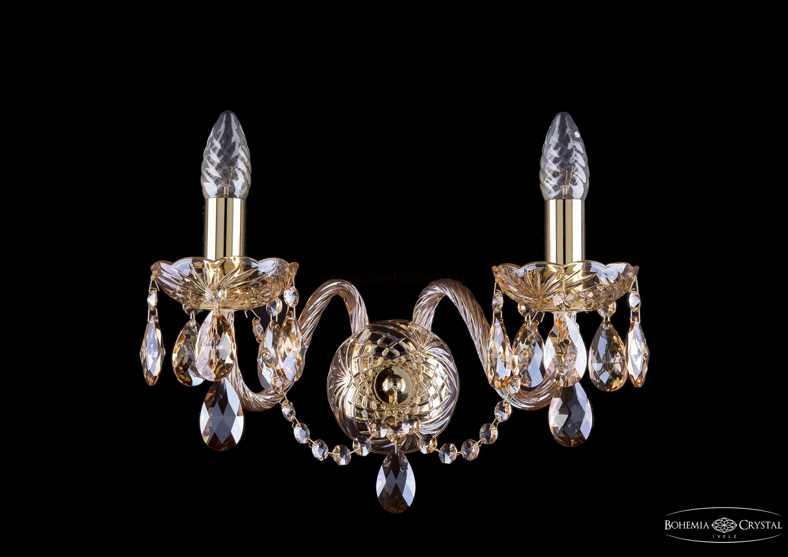 Светильник настенный бра Bohemia Ivele 1400/2/G/BIG/M721