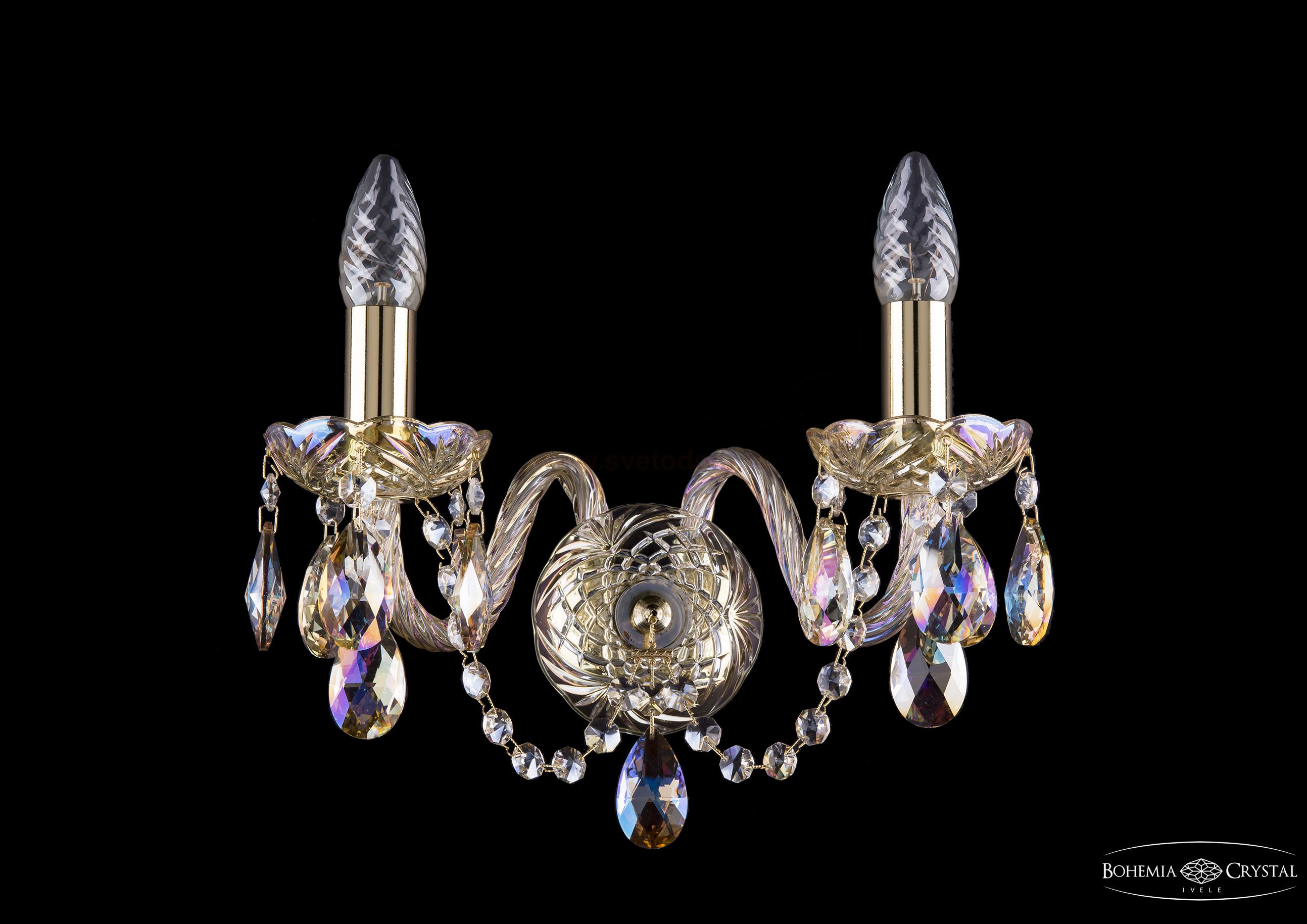 Светильник настенный бра Bohemia Ivele 1400/2/G/M701