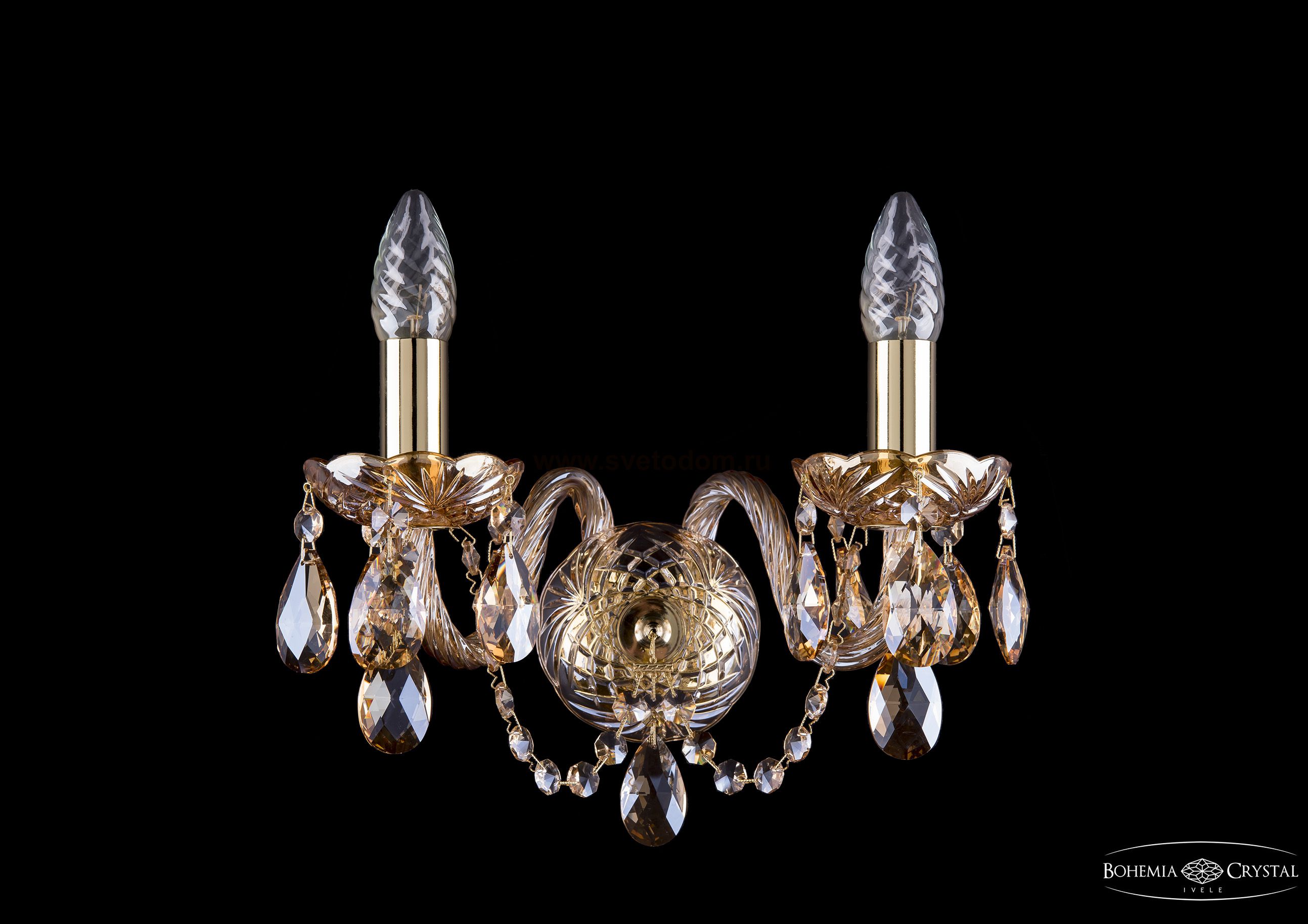 Светильник настенный бра Bohemia Ivele 1400/2/G/M721