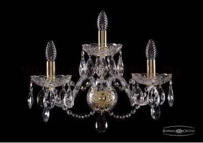 Светильник настенный бра Bohemia Ivele 1402B/2+1/160/XL/G