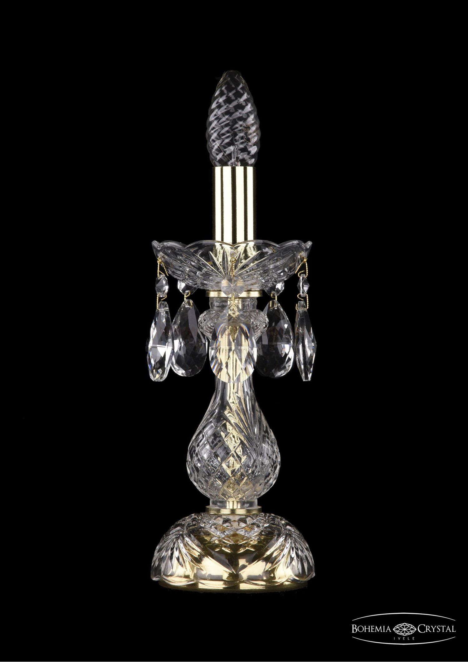 Настольная лампа Bohemia Ivele 1400L/1-27/G