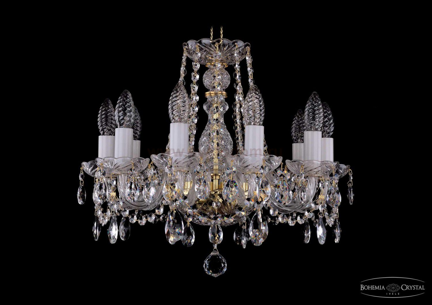 Люстра хрустальная Bohemia Ivele 1402/10/141/G