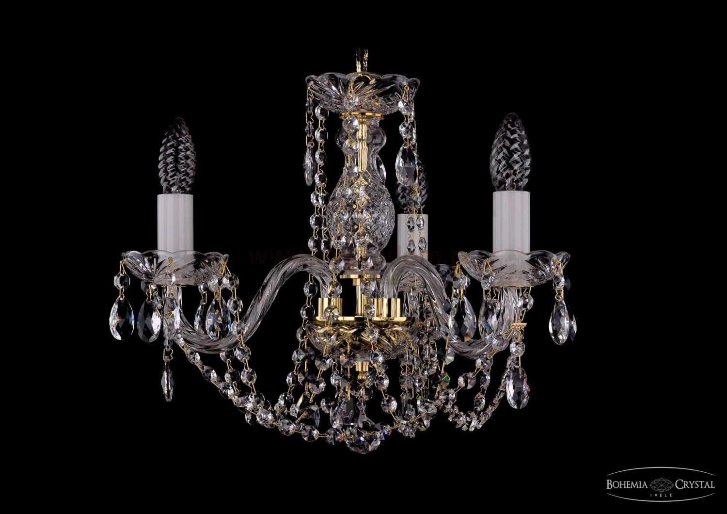 Люстра хрустальная Bohemia Ivele 1402/3/141/G