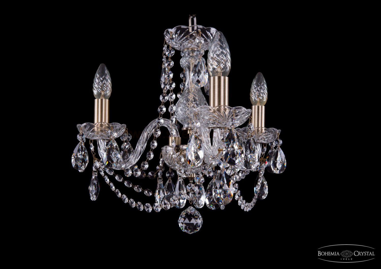 Люстра хрустальная Bohemia Ivele 1402/3/141/Pa