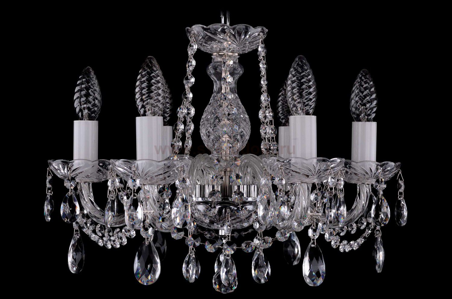 Люстра хрустальная Bohemia Ivele 1402/6/141/Ni
