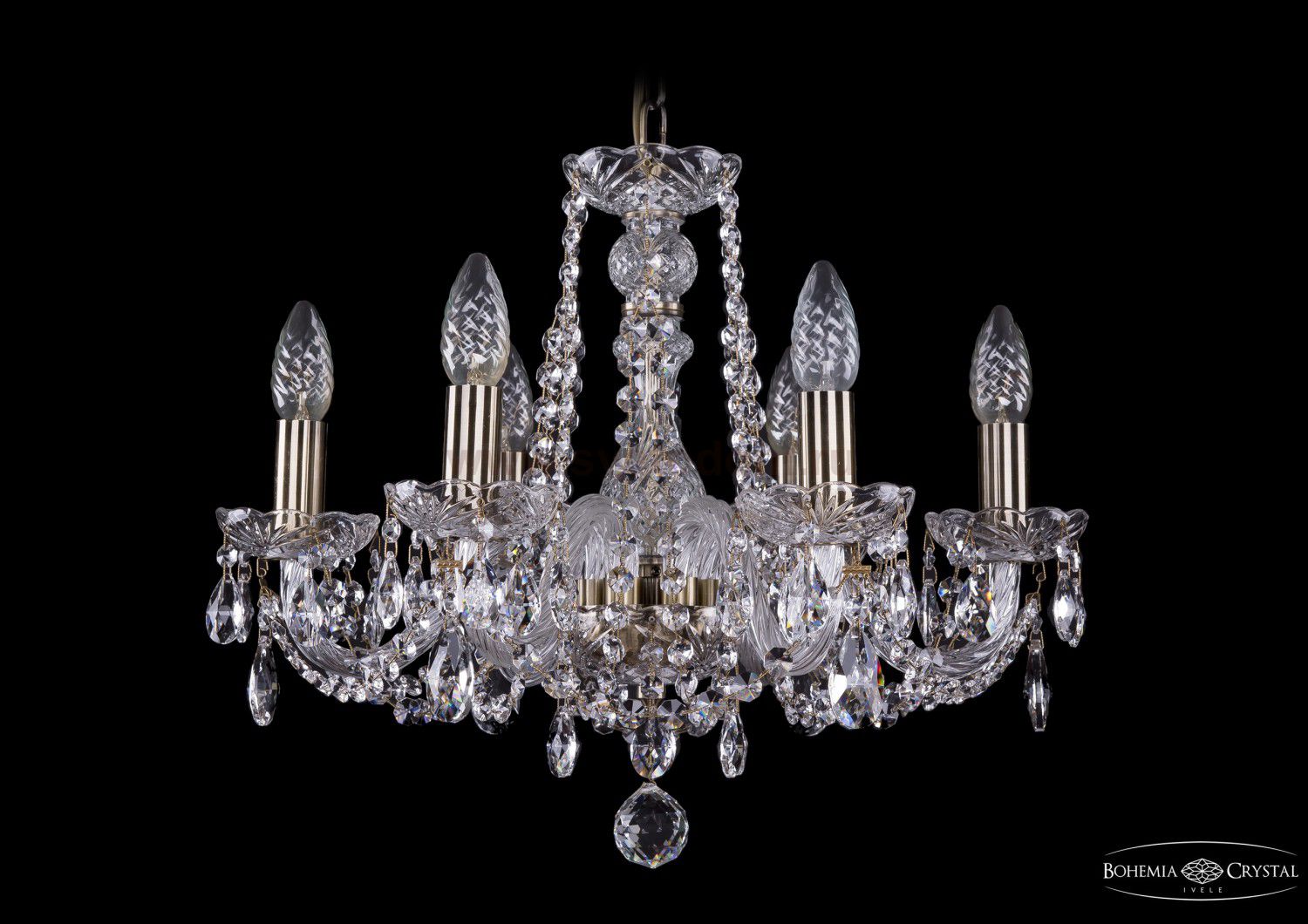 Люстра хрустальная Bohemia Ivele 1402/6/160/Pa