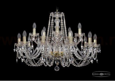 Люстра хрустальная Bohemia Ivele 1402/10+5/300/G