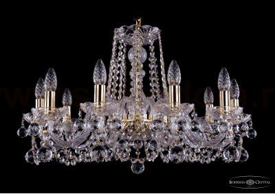 Люстра хрустальная Bohemia Ivele 1402/10/240/G/Balls