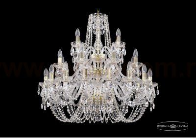 Люстра хрустальная Bohemia Ivele 1402/16+8+4/300/3d/G